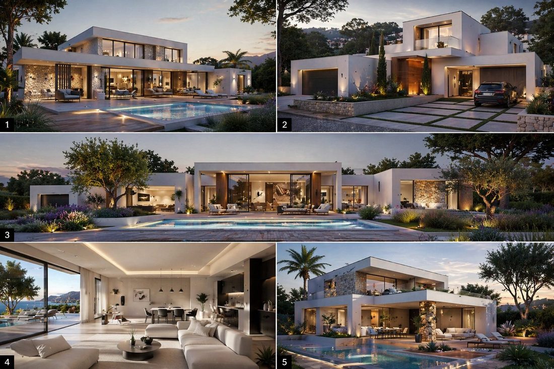 Rendu architectural produit par PC Studio BIM & Plans — modélisation 3D et insertion paysagère